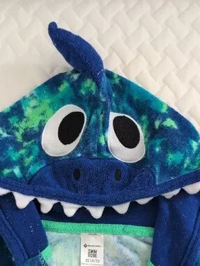 Member's Mark | Pajamas | Members Mark Hooded Monster Swim Robe In Blue ...